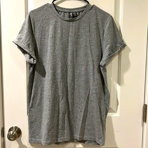 ASOS Men’s Solid Medium Light Gray T-Shirt